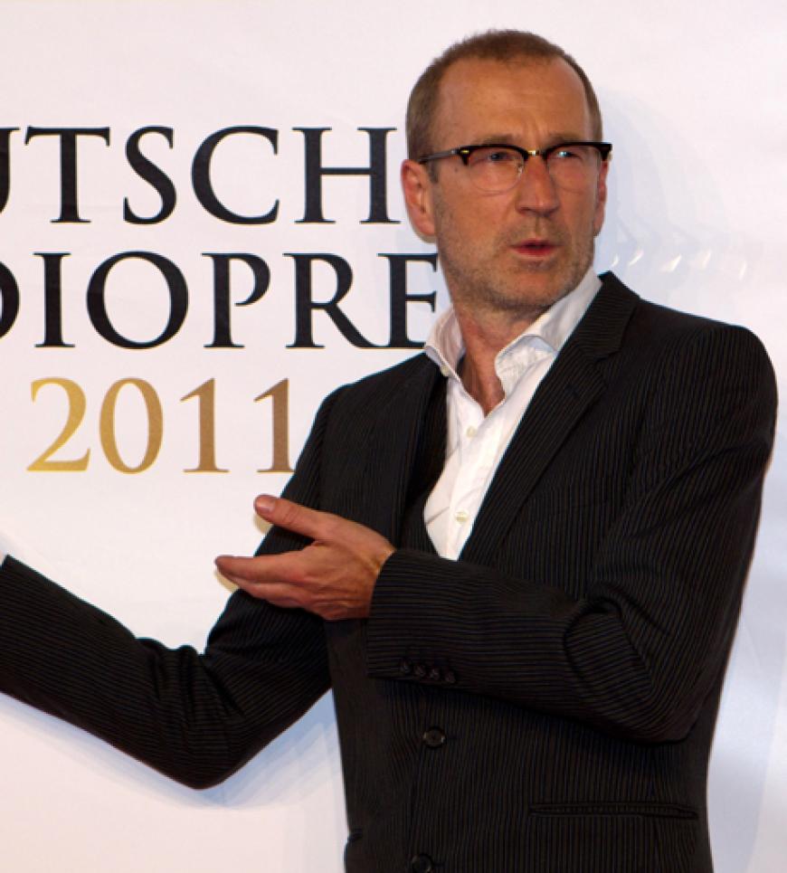 Der Schauspieler Peter Lohmeyer hielt eine Laudatio auf Herbert Grönemeyer