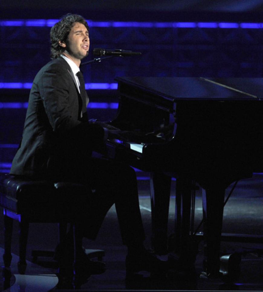 Am Klavier: Josh Groban
