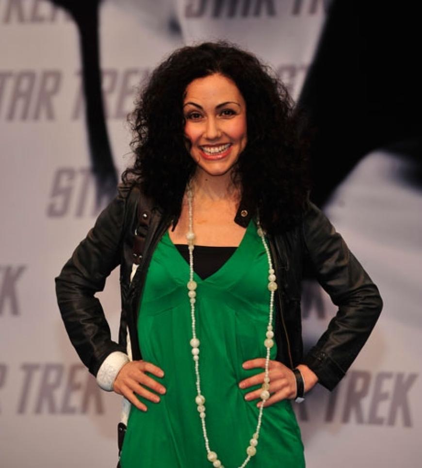 Die deutsche Moderatorin Anastasia Zampounidis