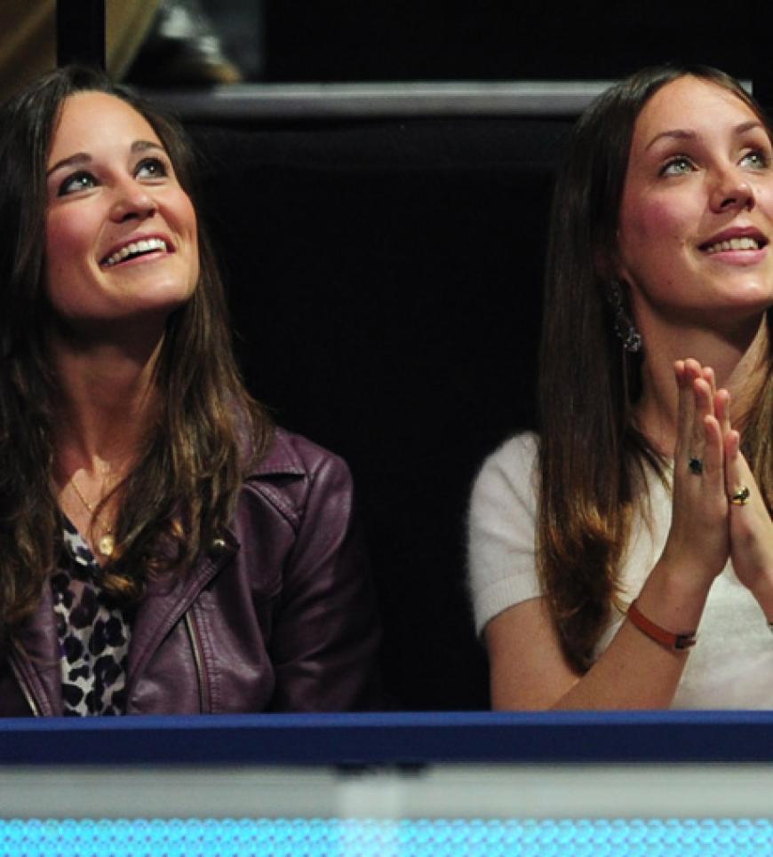 Pippa Middelton schaut gespannt beim ATP Finale in London zu