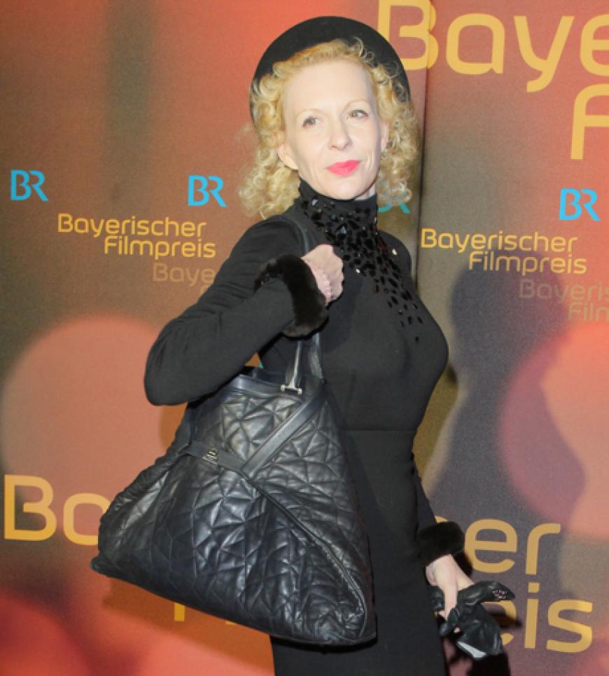 Schauspielerin Sunnyi Melles kam ganz in Schwarz