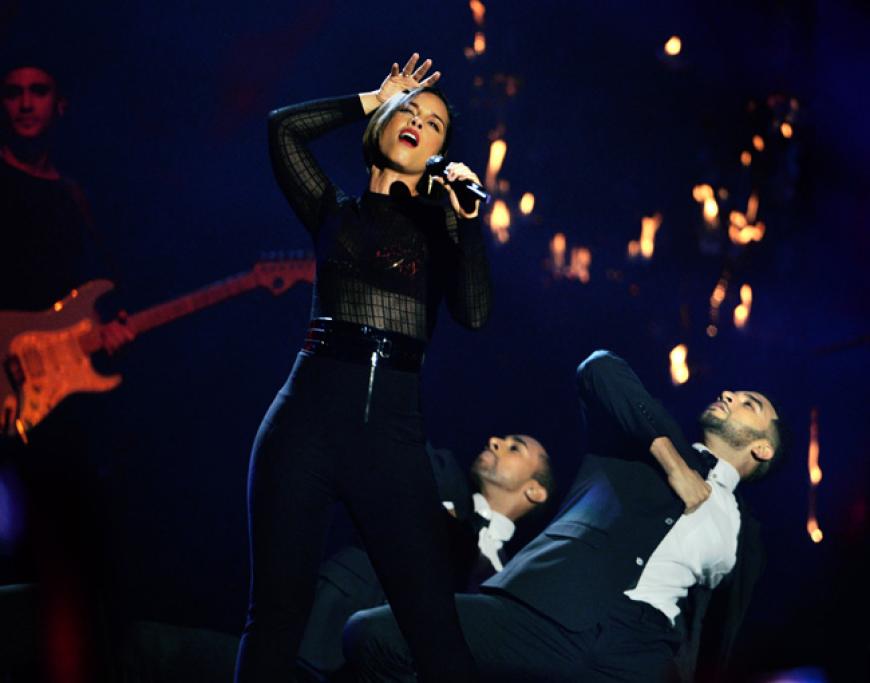 Wow! Alicia Keys bot eine sagenhafte Show