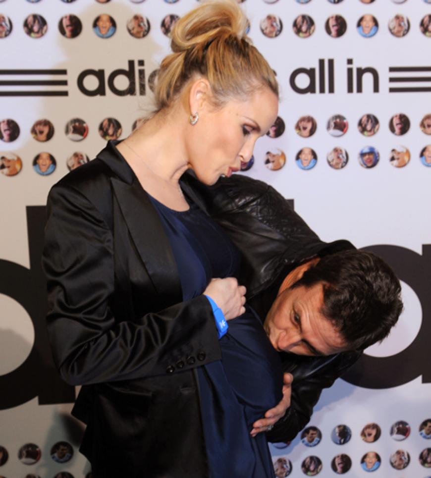 Moderator Norbert Dobeleit und seine schwangere Freundin, Moderatorin Tamara Sedmak