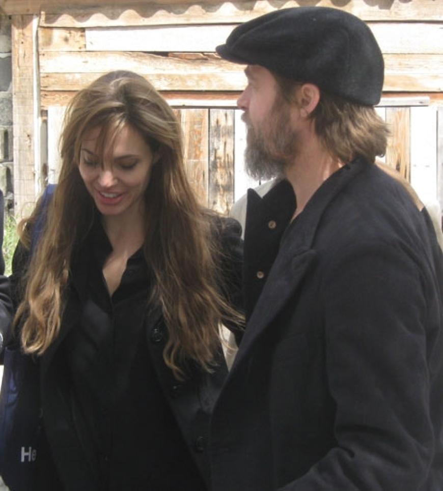 Angelina Jolie und Brad Pitt besichtigten unter anderem Unterkünfte und Anlagen des UN-Hilfswerks