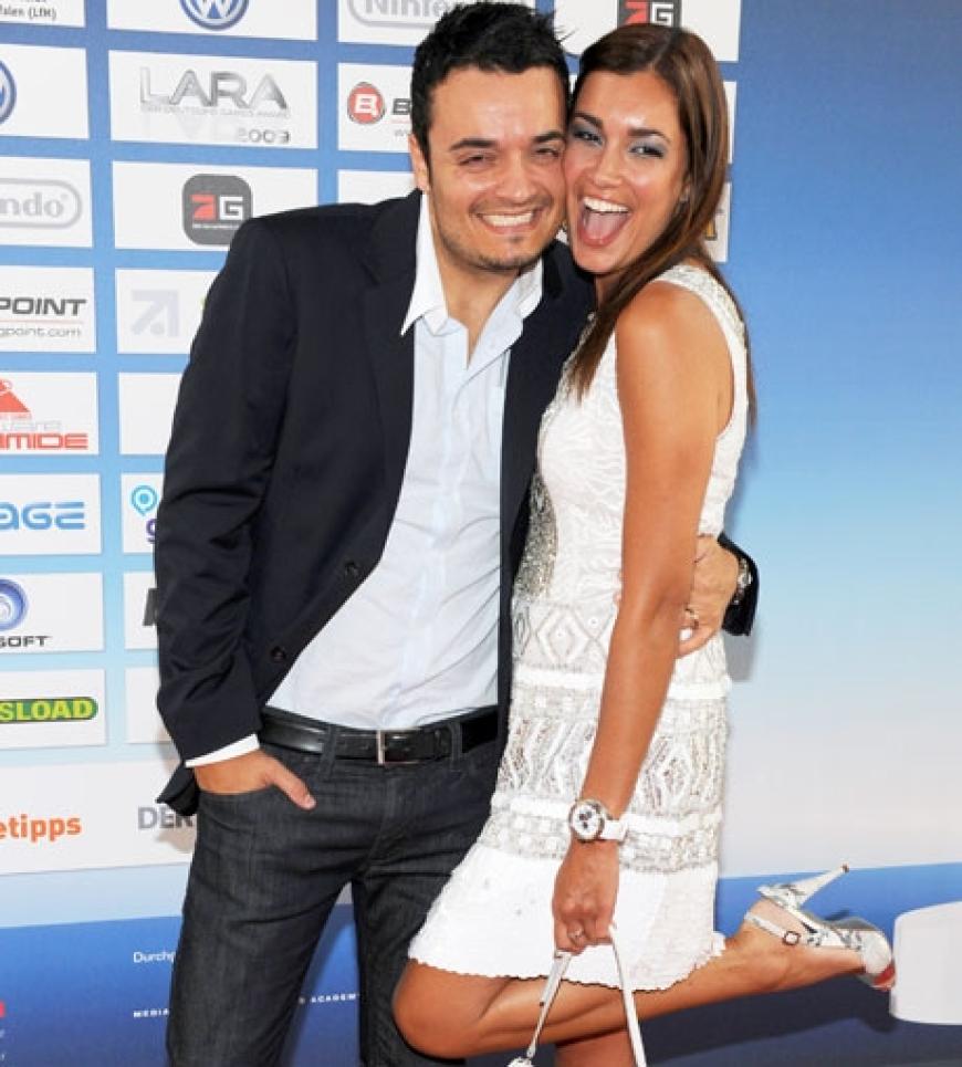 Jana Ina und ihr Mann Giovanni Zarrella strahlen um die Wette