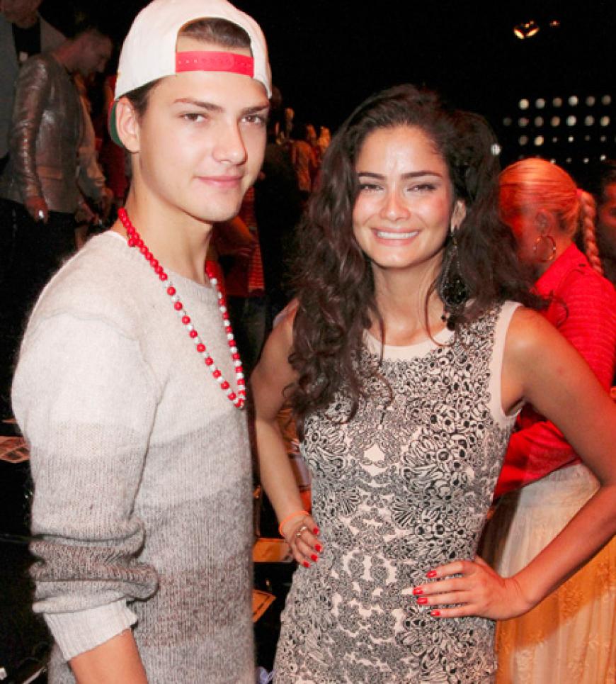 Nur gute Freunde? Jimi Blue Ochsenknecht und Shermine Shahrivar verstehen sich offensichtlich bestens