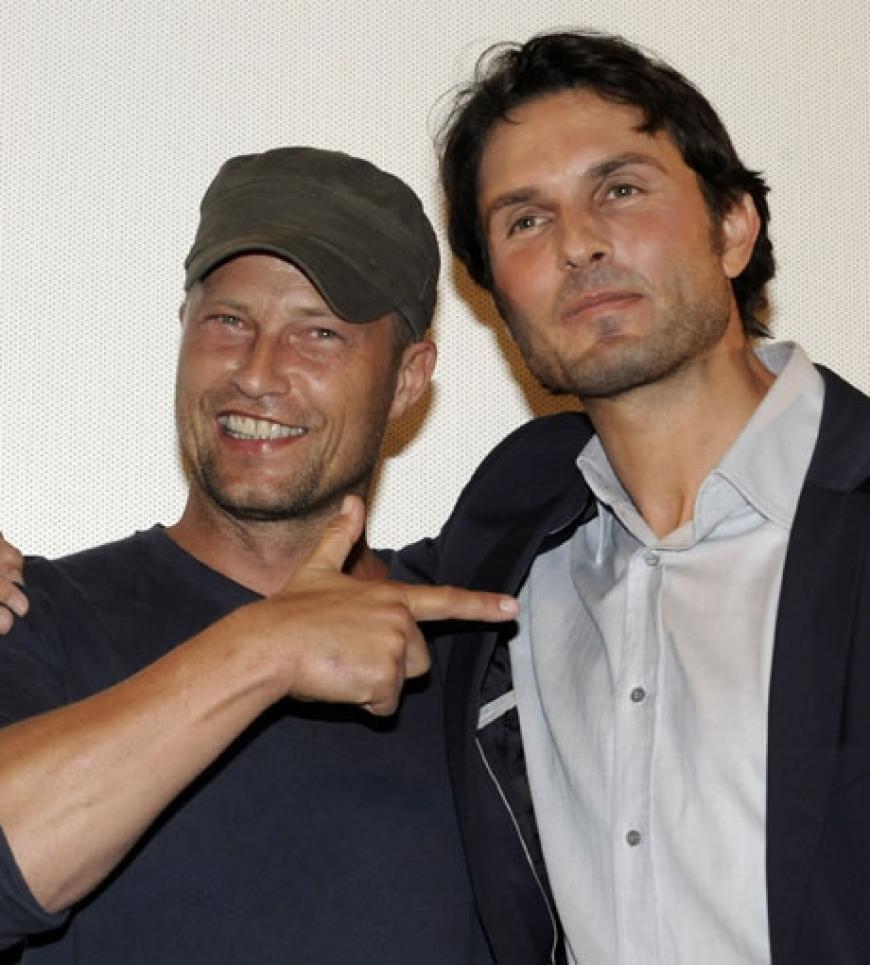 Til Schweiger und der Regisseur Simon Verhoeven