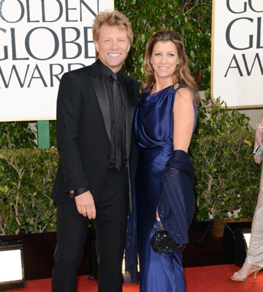 Rock-StarJon Bon Jovi mit seiner Frau Dorothea Hurley