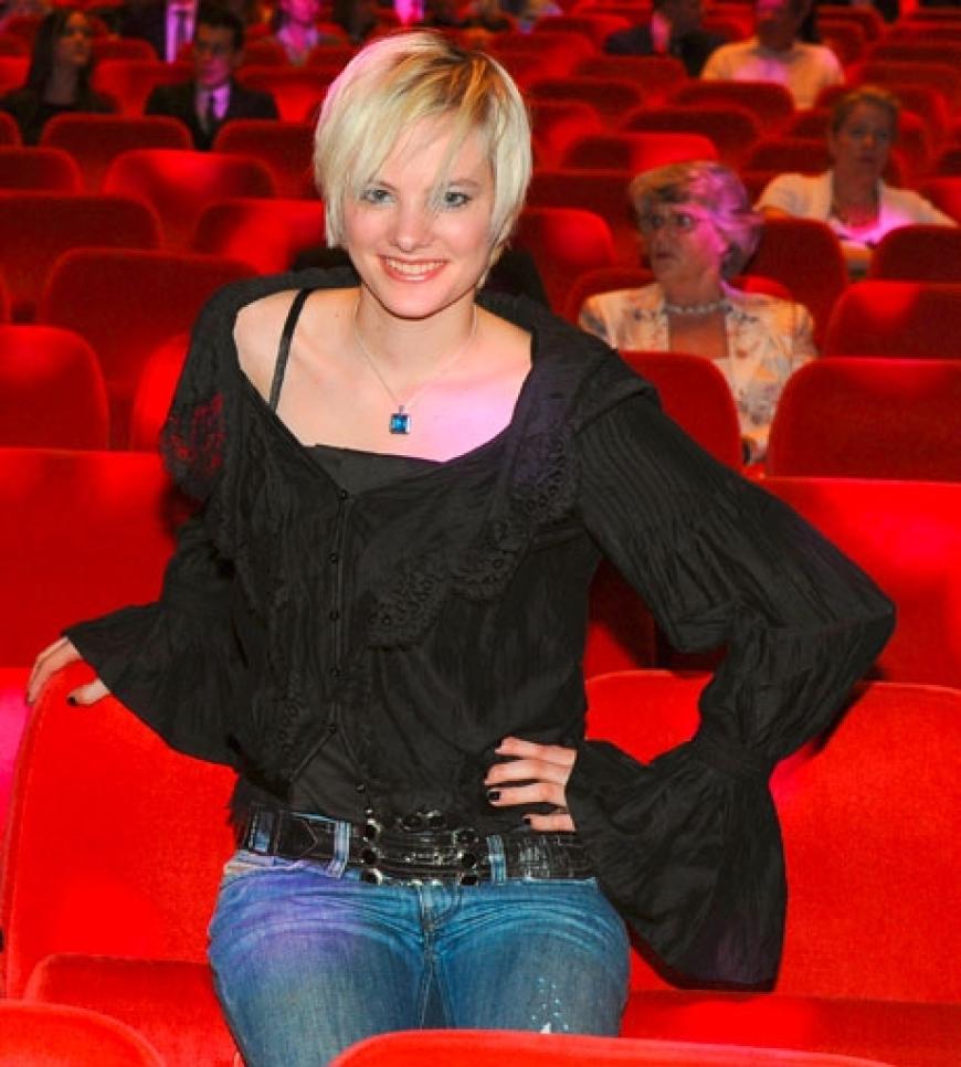 Germanys Next Topmodel Jennifer Hof ließ sich das Musical nicht entgehen