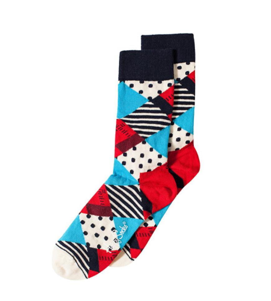 Super süß und super witzig: kunterbunte Socken von Happy Socks, ca. 10 Euro