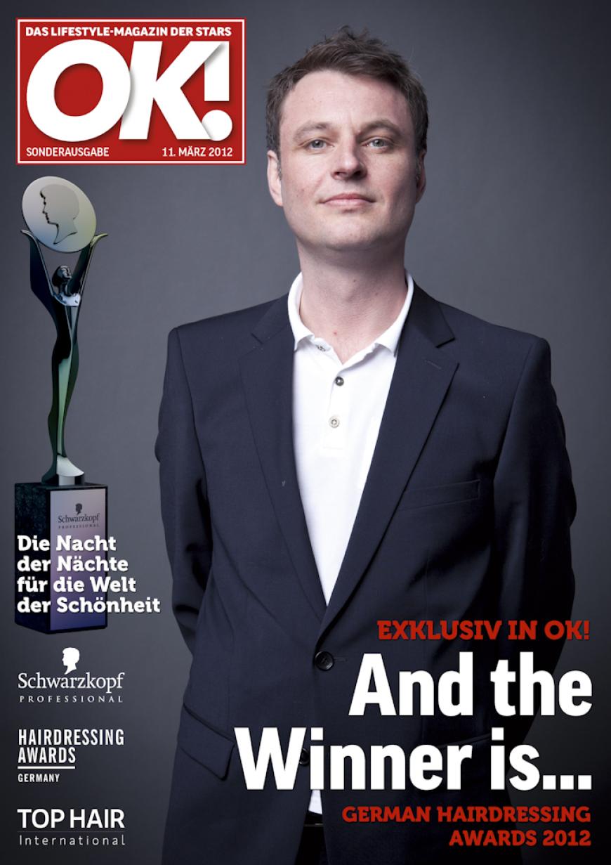 Einmal im Leben das Cover der OK! zieren! Für die Gäste des „German Hairdressing Award 2012“ wurde dieses Traum Wirklichkeit. Jeder Gast des Gala-Abends konnte an einem persönlichen OK! Fotoshooting teilnehmen - und die tollen Ergebnisse sehen Sie hier! Viel Spaß beim Durchklicken!