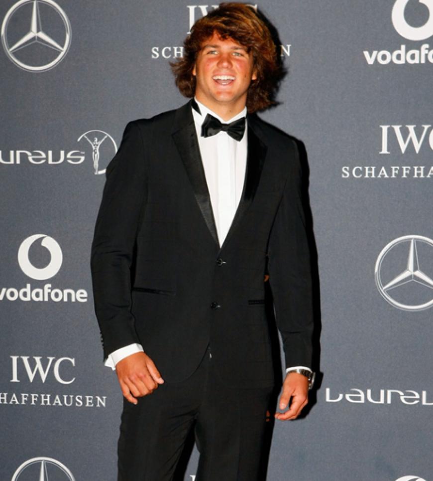 Der deutsche Windsurf-Weltmeister Philip Köster ...