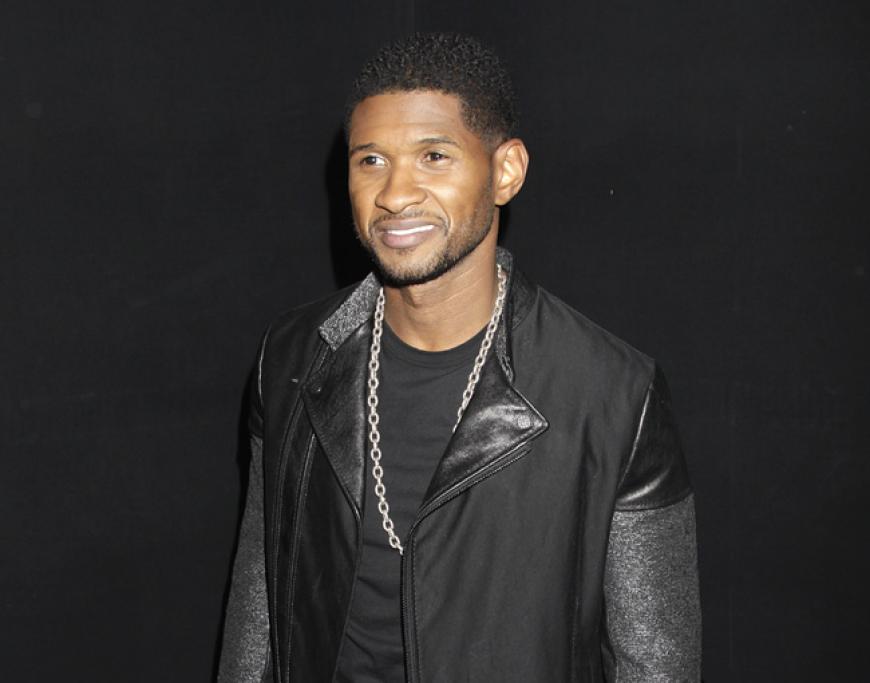 ...ebenso wie R'n'B-Star Usher