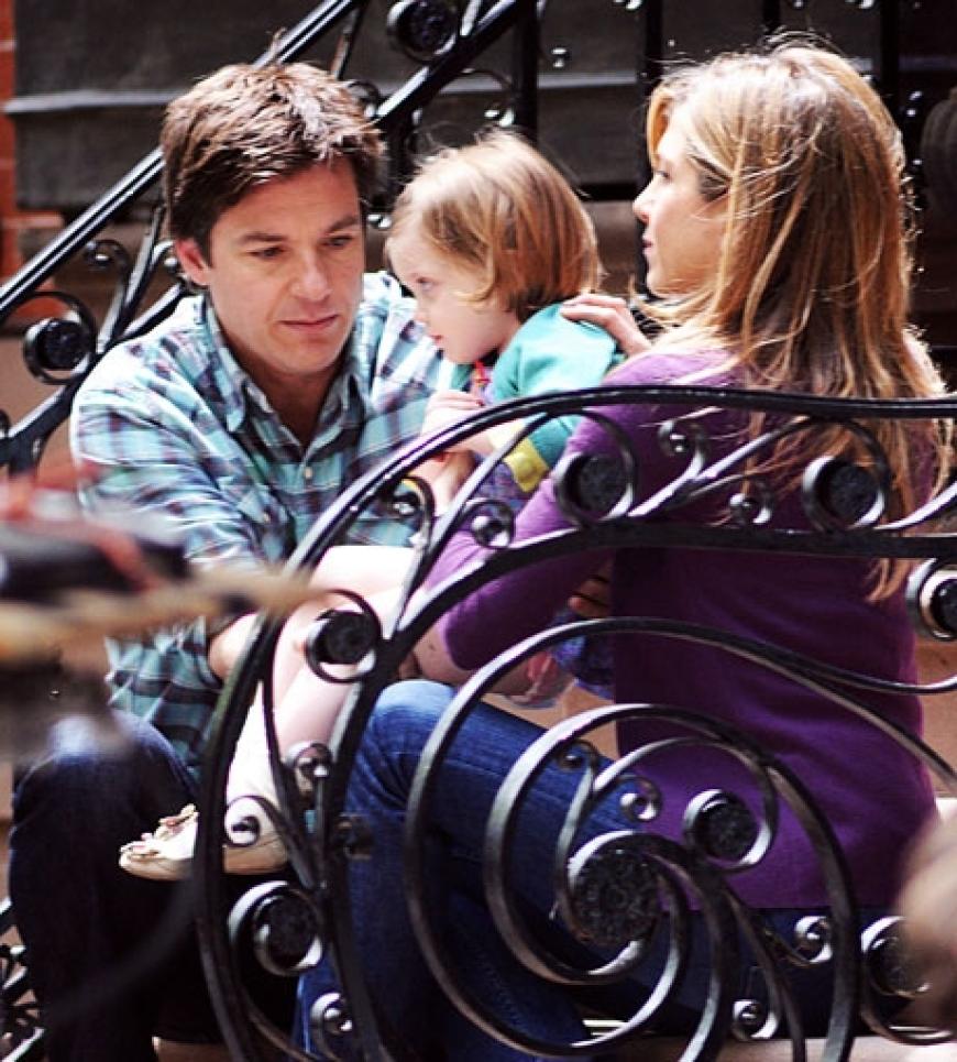 Jennifer Aniston und Jason Bateman bei den Dreharbeiten zu
