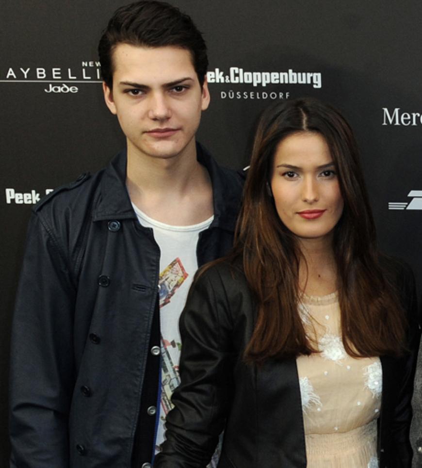 Hübsches Paar: Jimi Blue Ochsenknecht kam gemeinsam mit seiner Model-Freundin Joana