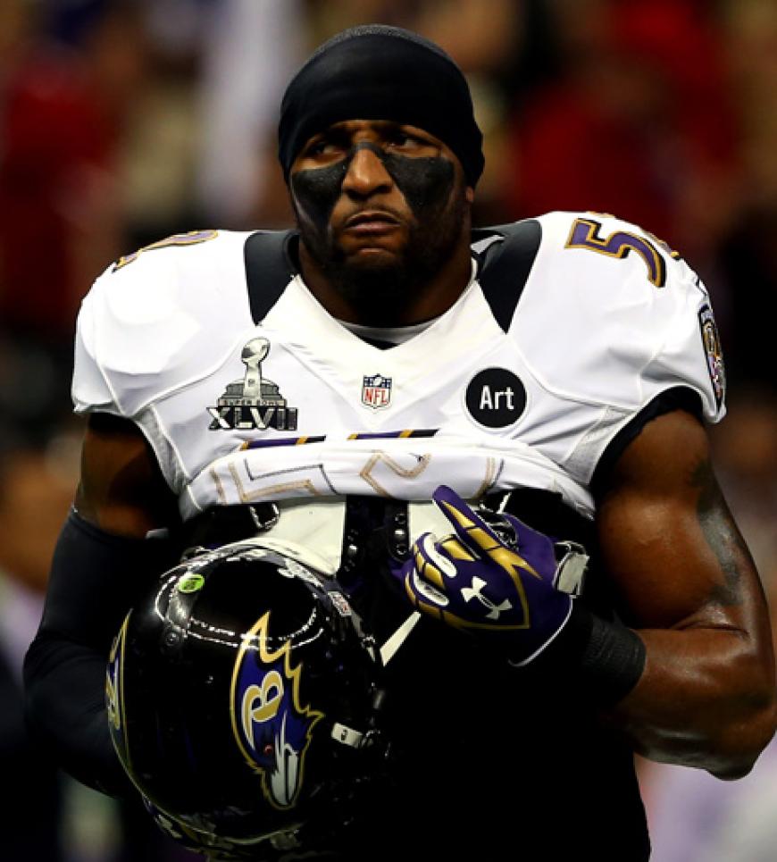 Und es war auch sein letztes Spiel: Baltimore Ravens-Superstar Ray Lewis beendete mit einem großen Triumph - dem Gewinn des Superbowls - seine Karriere