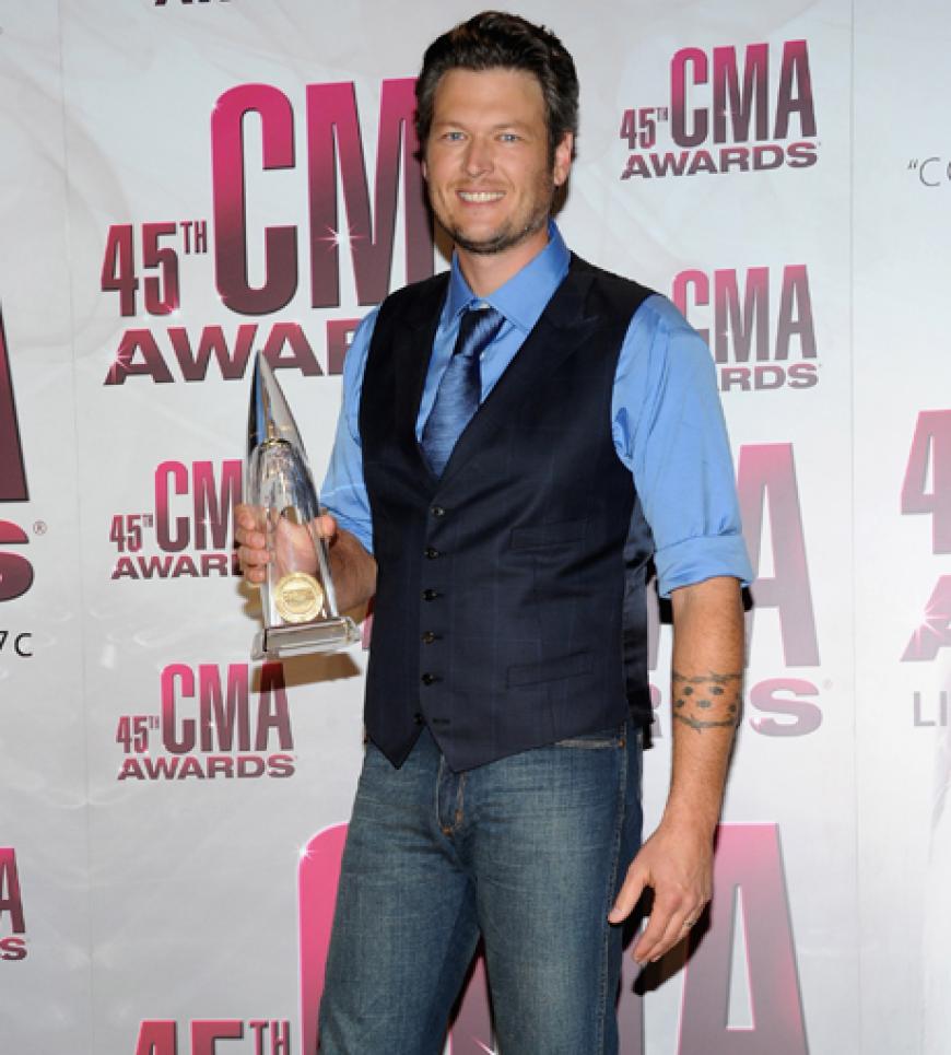 Blake Shelton freute sich über seinen Award als