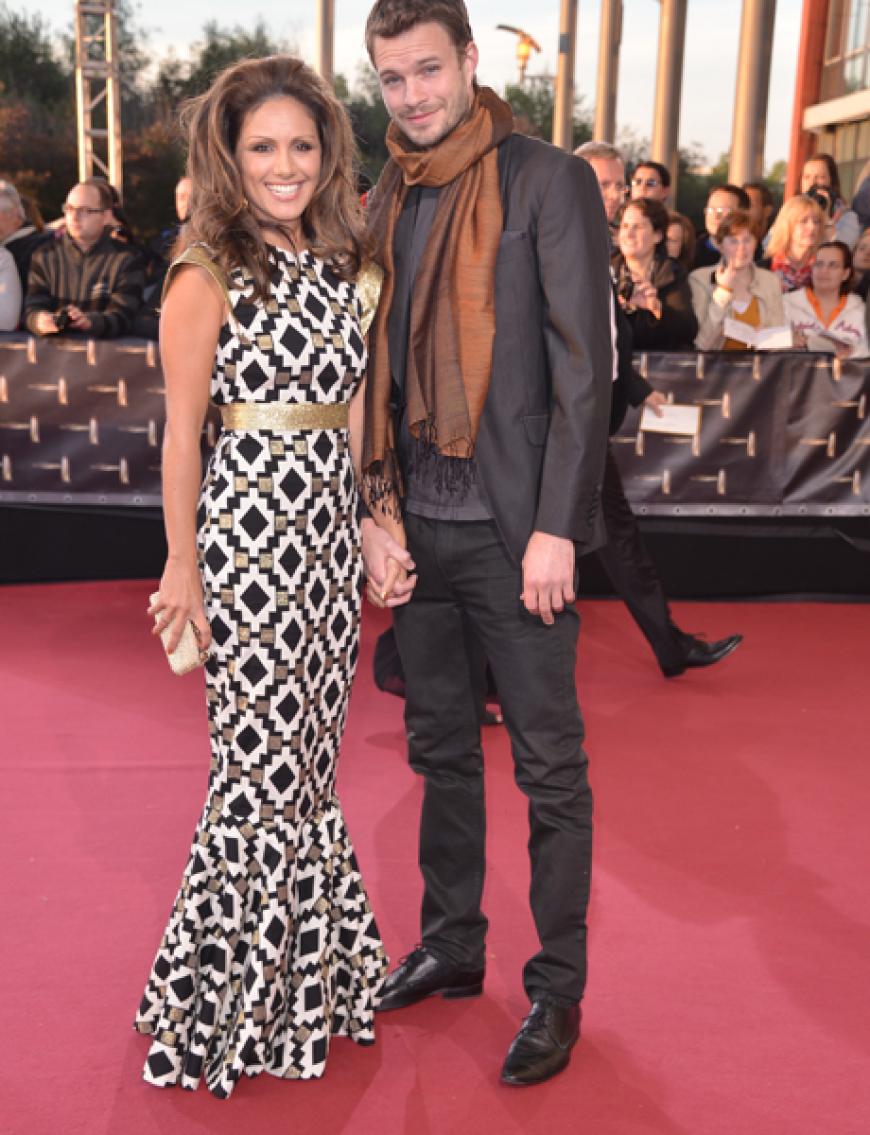 RTL-Beauty Nazan Eckes und ihr Ehemann Julian Khol. Mit den auf toupierten Haaren machte sie ...