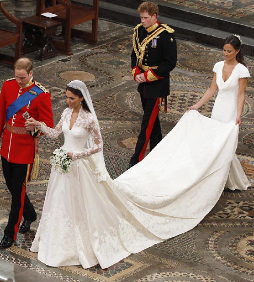 Weltbekanntes Quartett: Prinz William und Prinz Harry sowie die Middleton Schwestern Kate und Pippa