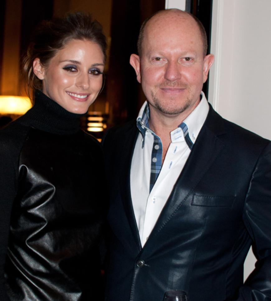 Society-Girl Olivia Palermo neben Basler-Chefdesigner Brian Rennie
Olivia Palermo und Designer Brian Rennie