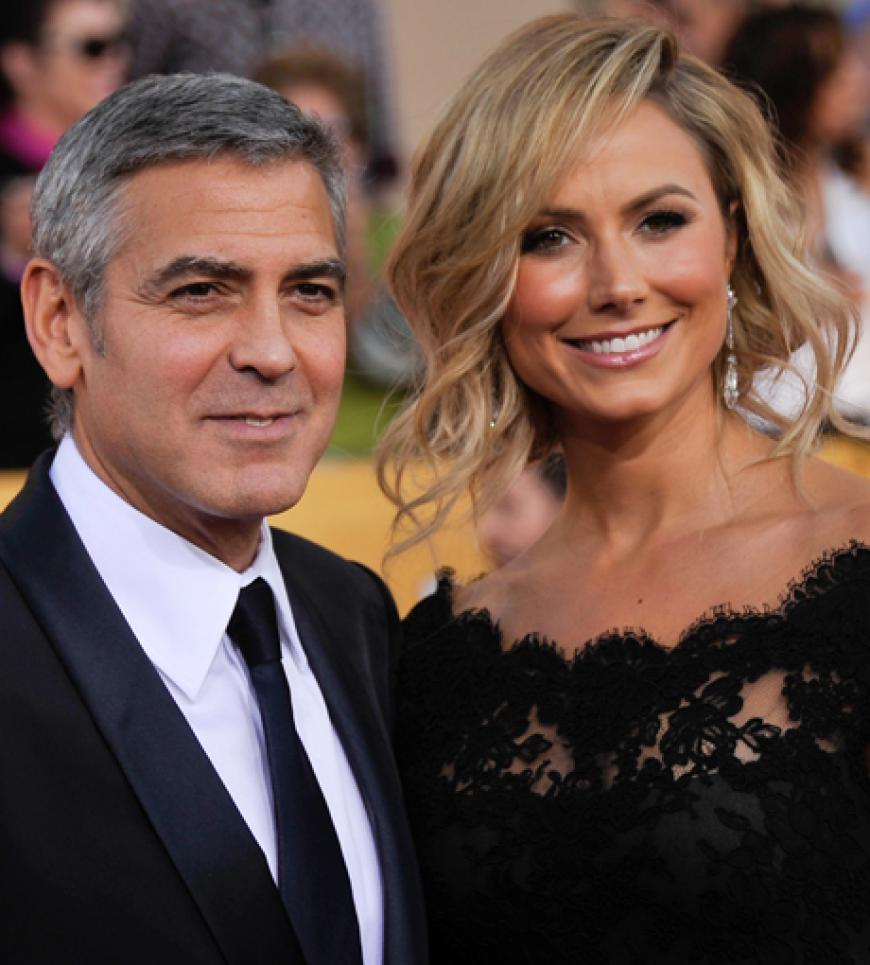 George Clooney und Stacey Keibler