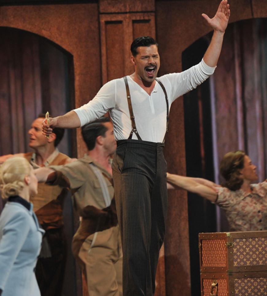 Ein Stück Broadway: Ricky Martin und seine Crew performten ein Song aus dem Musical