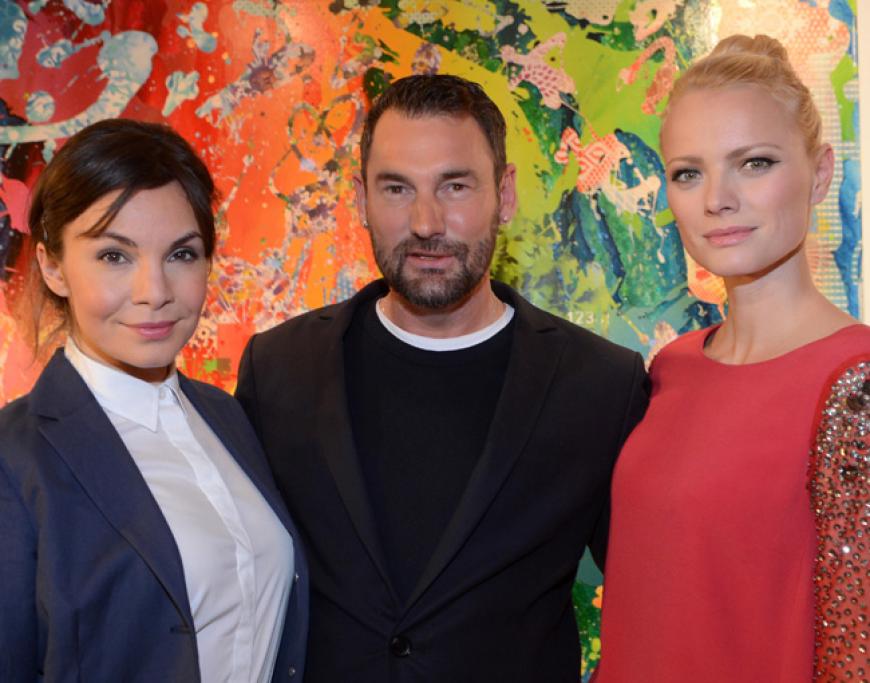 Nadine Warmuth, Michael Michalsky und Franziska Knuppe