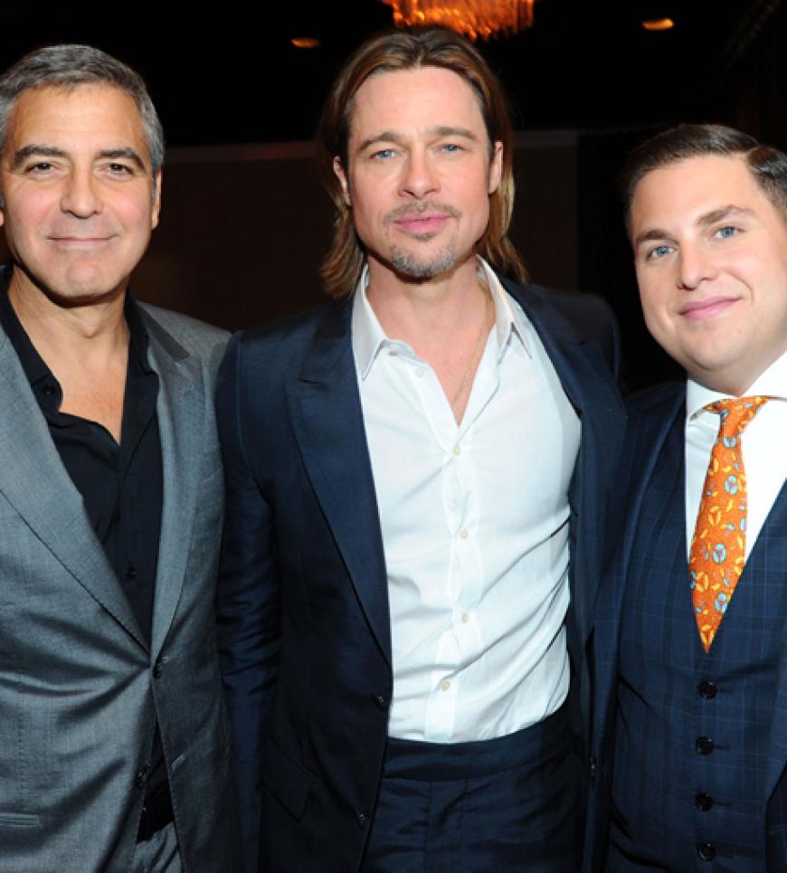 George Clooney, Brad Pitt und Jonah Hill