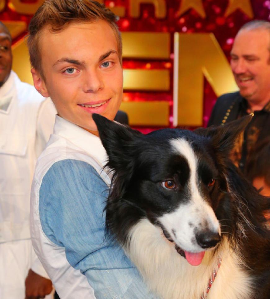Lukas & Falco aus Wien (Österreich), Talent: Tier Dressur DogDance