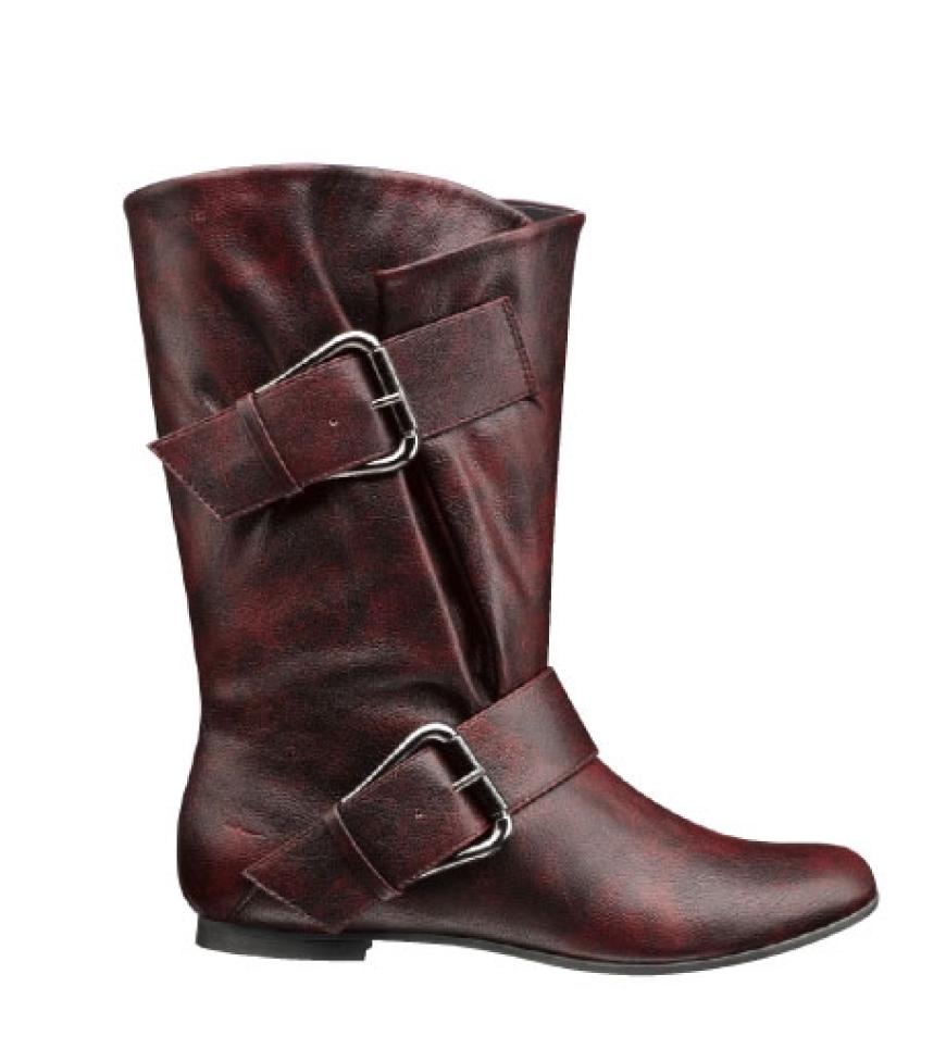 Kurzstiefel mit Schnallen von Tamaris,
ca. 50 Euro