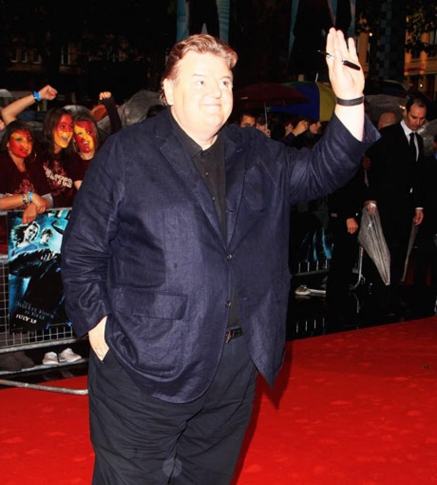 Robbie Coltrane spielt den Halbriesen Rubeus Hagridin