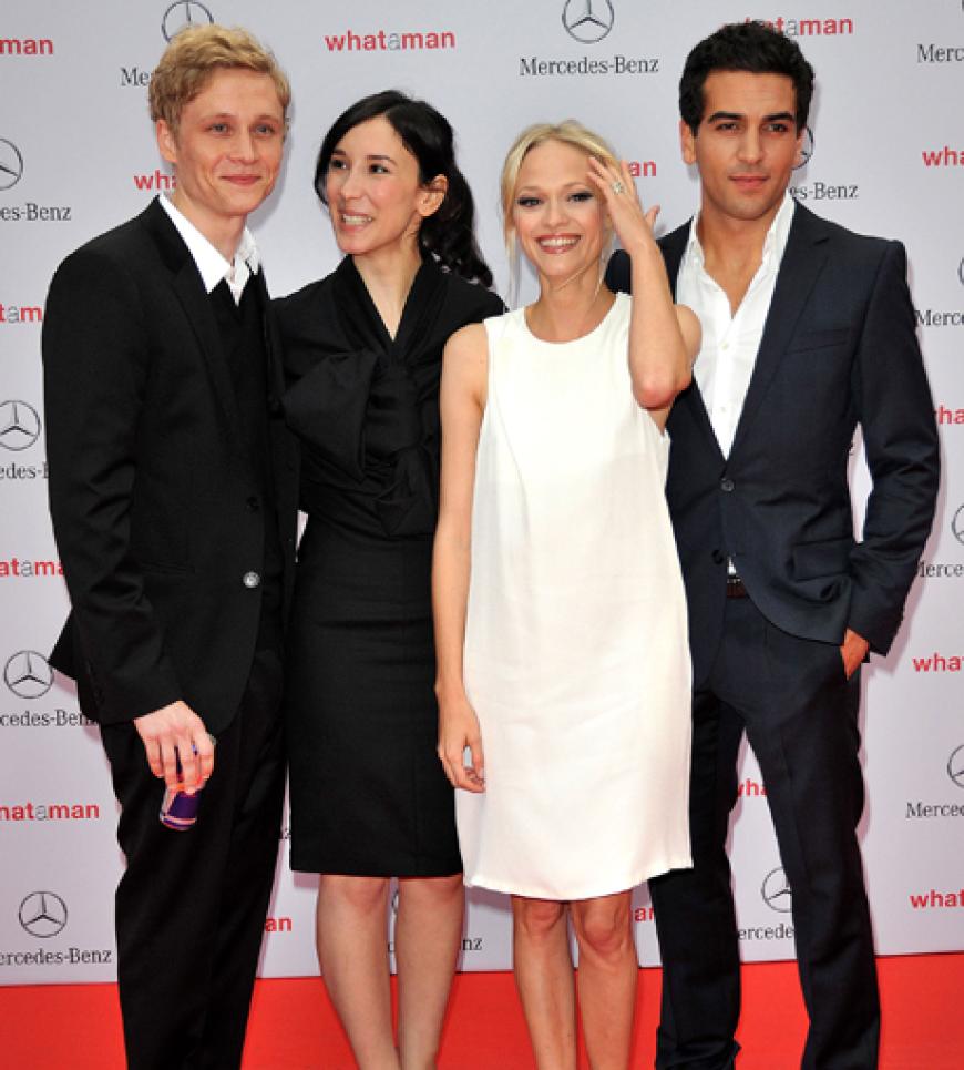 Die Darsteller Matthias Schweighöfer (auch Regisseur), Sibel Kekilli, Mavie Hoerbiger und Elyas M` Barek