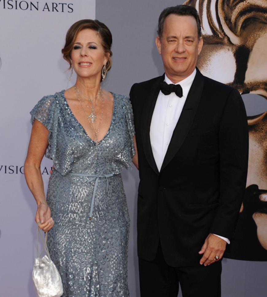Tom Hanks kam gemeinsam mit seiner Ehefrau Rita Wilson