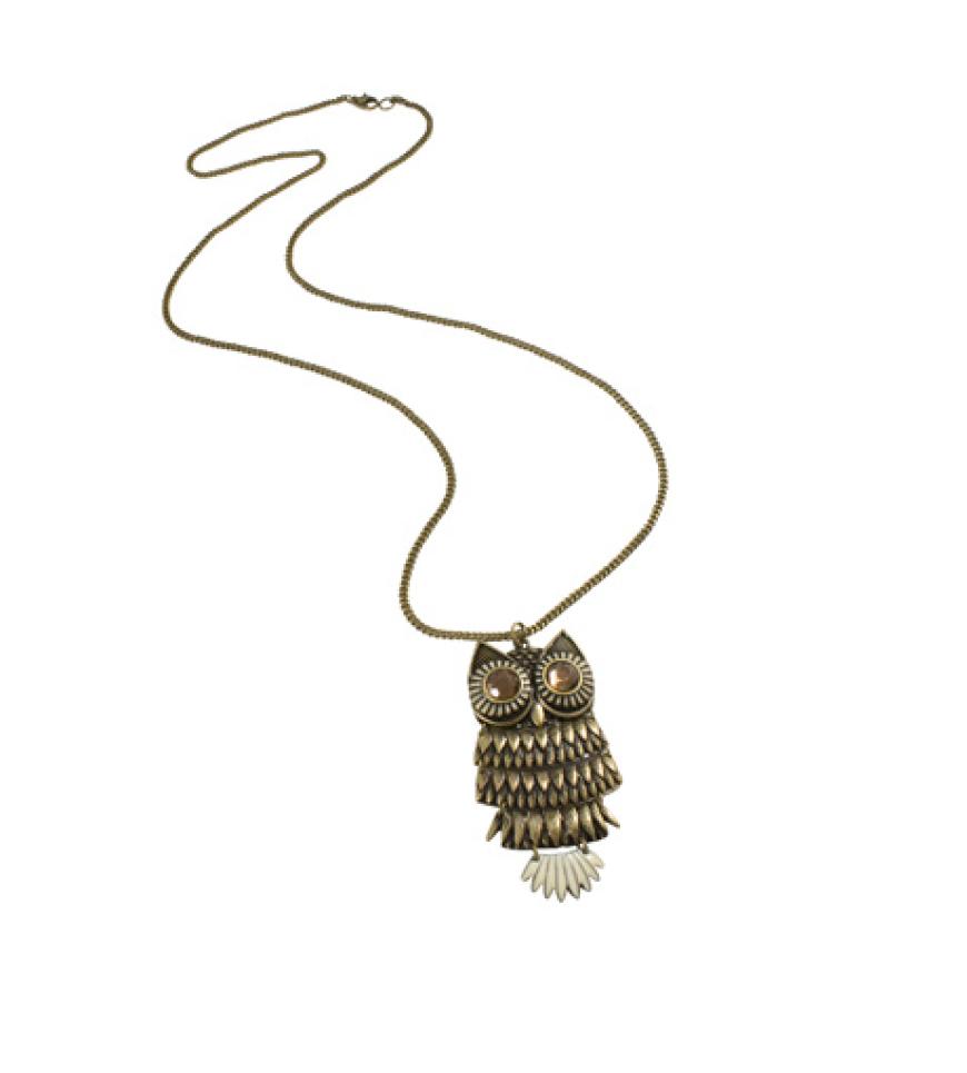 Must-Have für alle Eulen-Fans. Kette mit Eulenanhänger von Iam, ca. 10 Euro