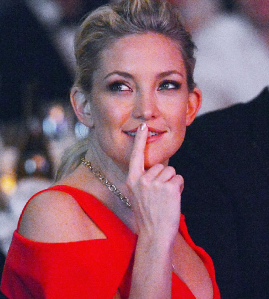 Kate Hudson lauschte den Worten der Redner