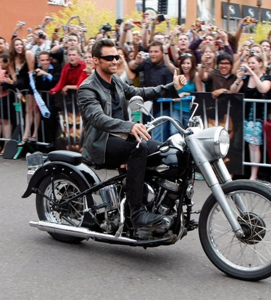 Easy Rider: Hugh Jackman liebt alles, was zwei Räder hat