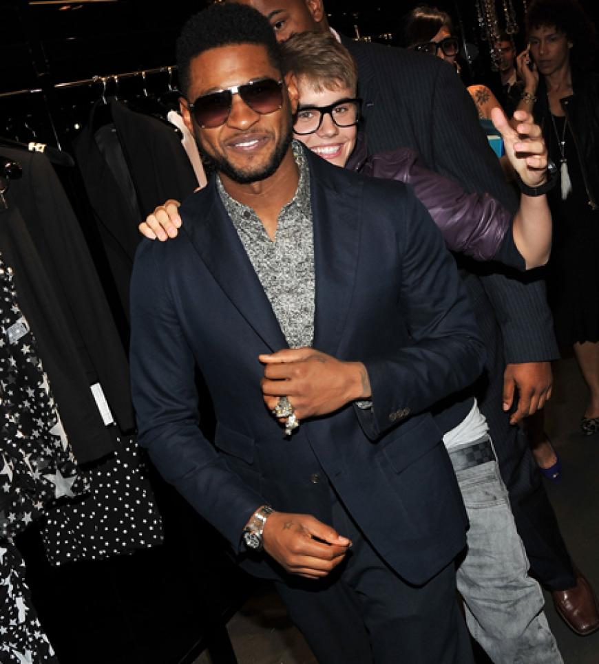 Hatten Spaß zusammen: Justin Bieber und Mentor Usher