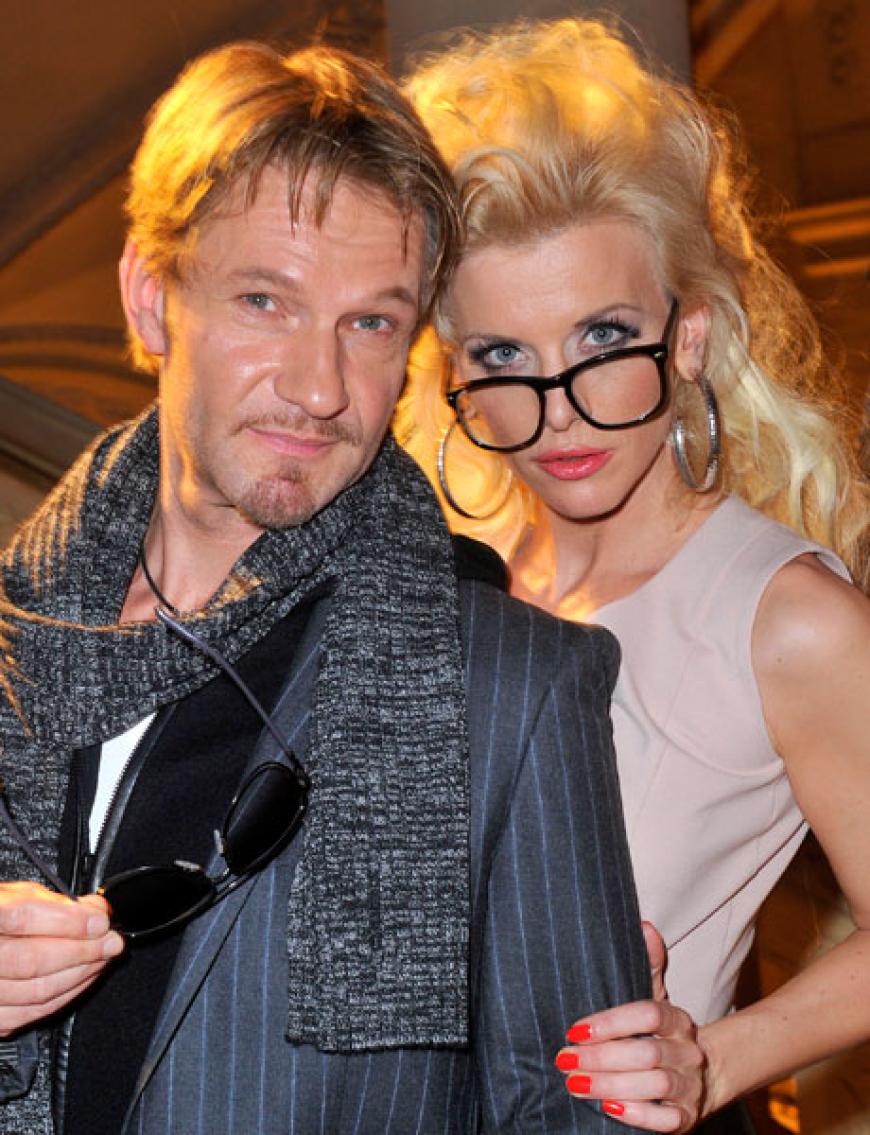 Schauspieler Thure Riefenstein machte mit Kollegin Eva Habermann Faxen