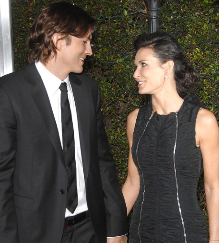Hatten wieder nur Augen füreinander: Asthon Kutcher und Demi Moore