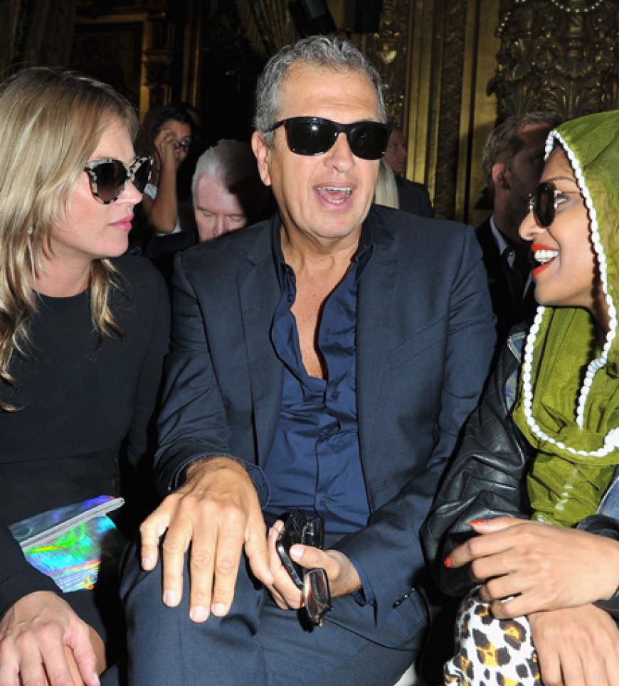 Undercover bei Stella McCartney in der Frontrow: Kate Moss, Mario Testino und M.I.A