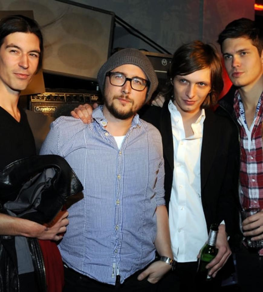Die vier Jungs der Band