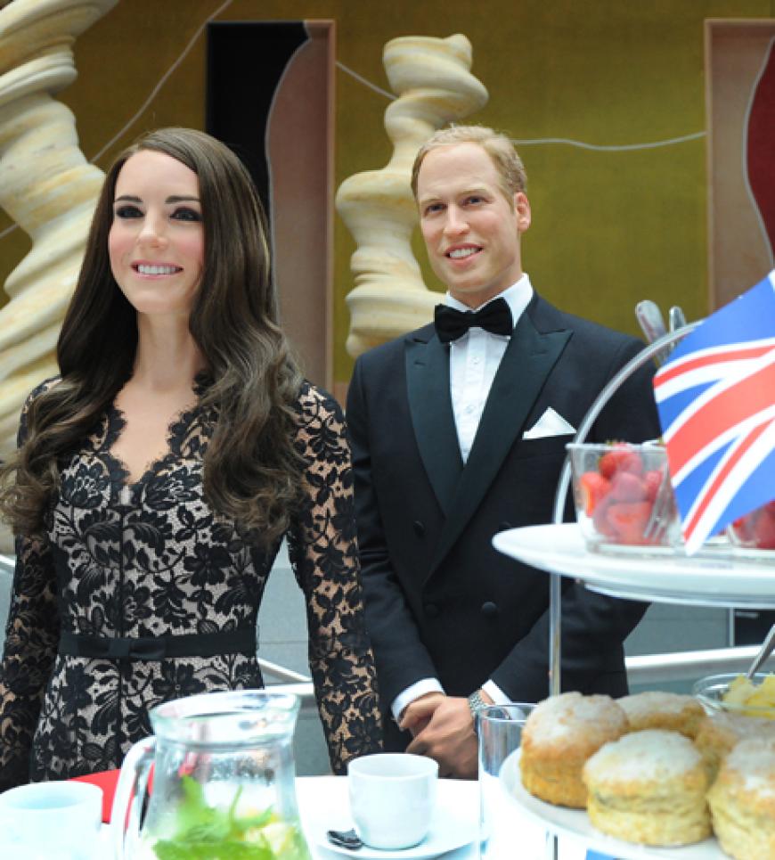 Die beliebten britsichen Royals werden bestimmt die Publikums-Lieblinge im Wachsfigurenkabinett