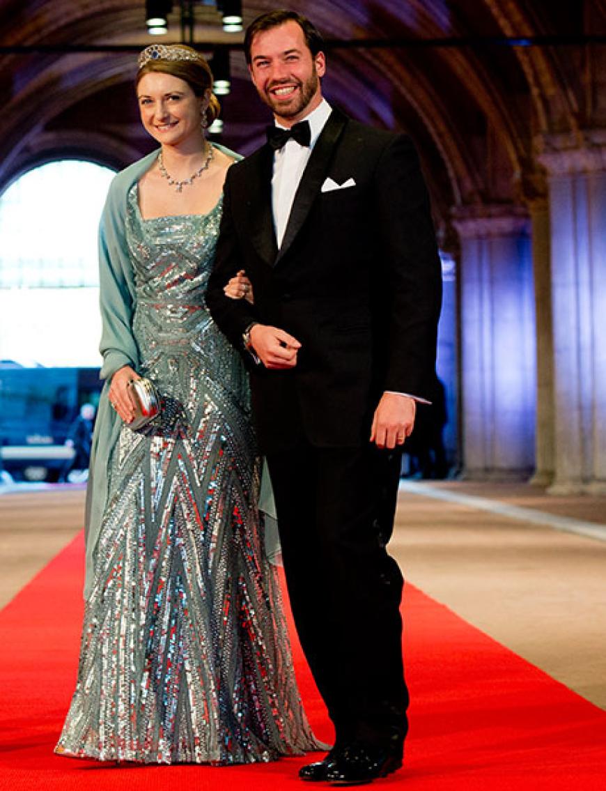 Prinzessin Stephanie und Prinz Guillaume von Luxemburg