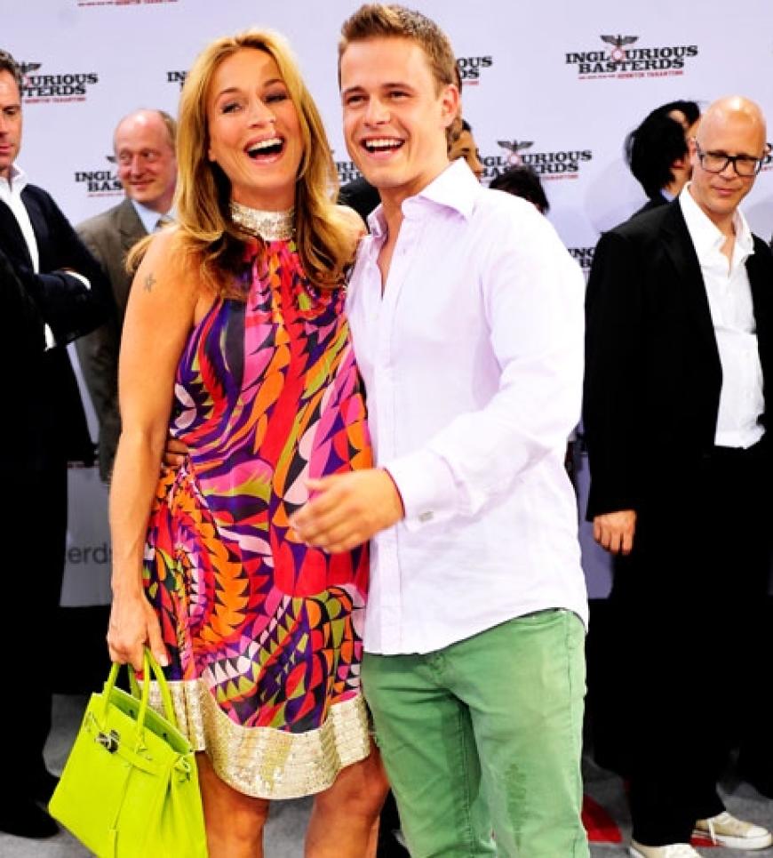 Der Bauch wird immer dicker bei
Caroline Beil. Ihren Freund Pete Dwojak scheint es zu freuen