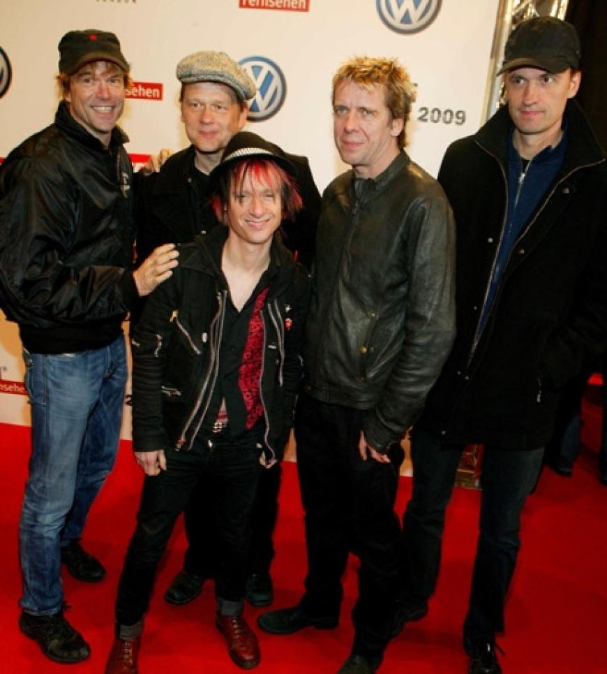 Die Toten Hosen nahmen den Award als beste Band des Jahres entgegen