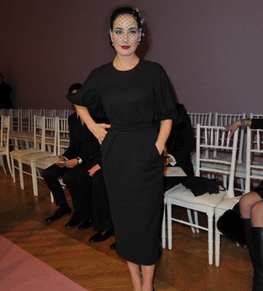 Fashion-Victim mit einer Gespür für Trends: Burlesque-Star Dita Von Teese