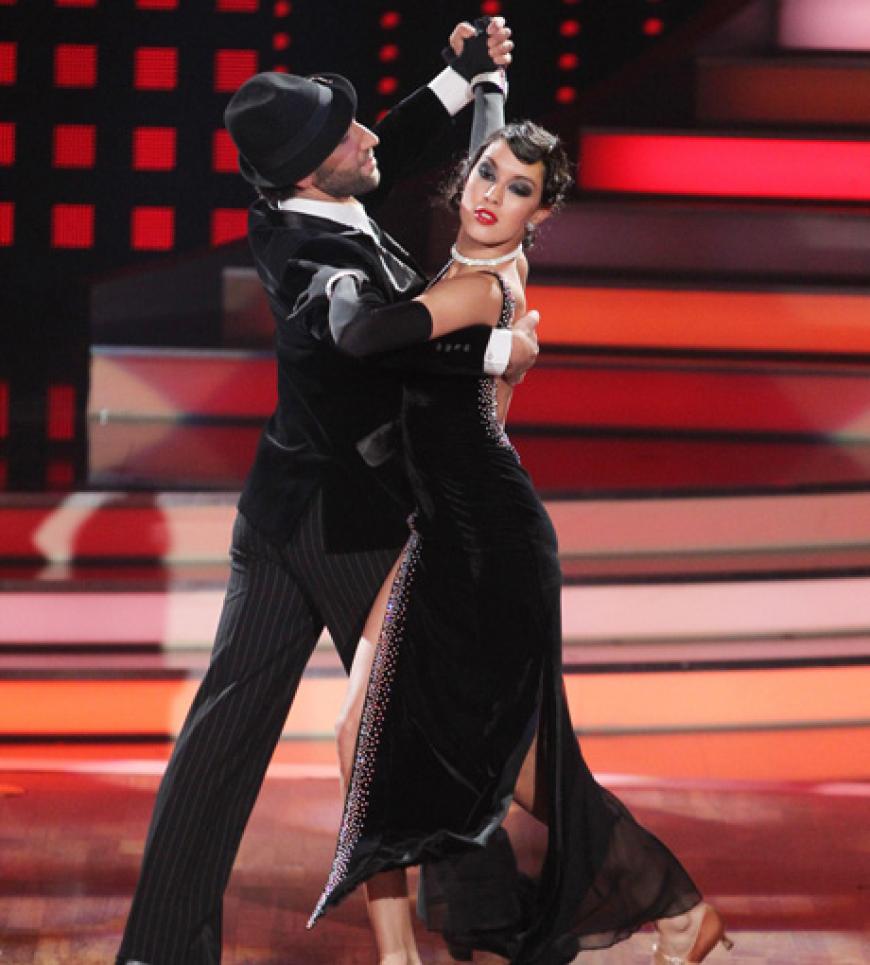 Dramatisch: Rebecca Mir und Massimo Sinató