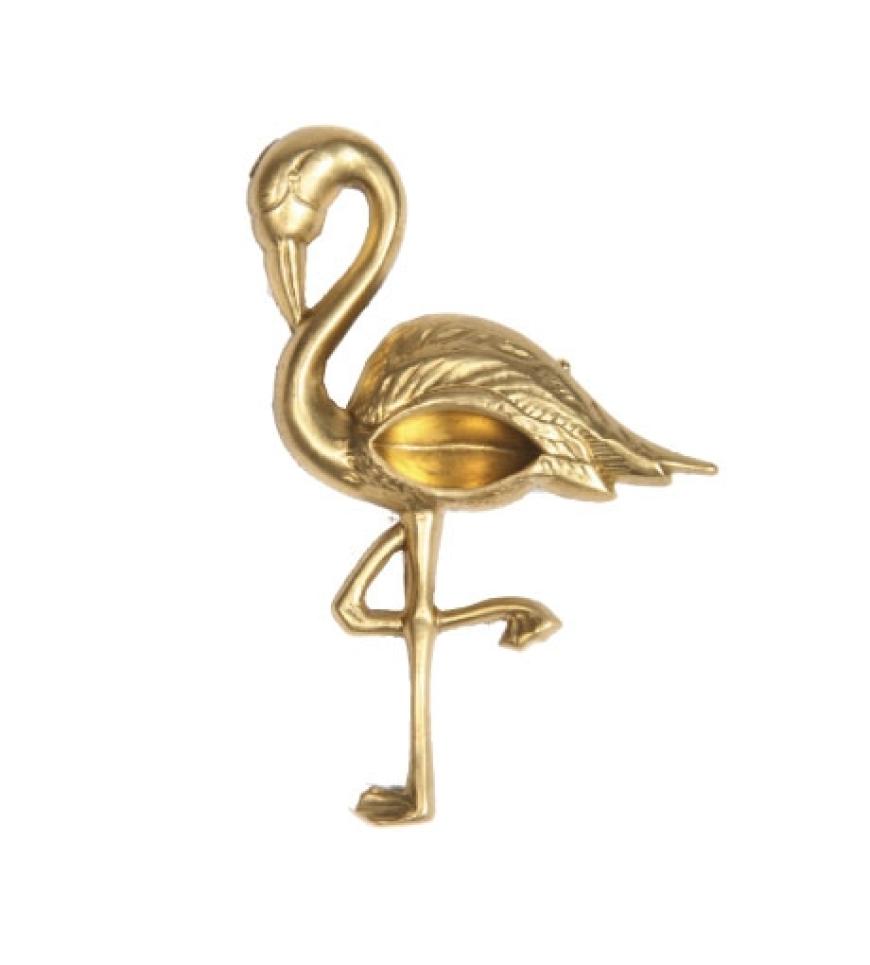 Flamingobrosche über Urban Outfitters, ca. 12 Euro