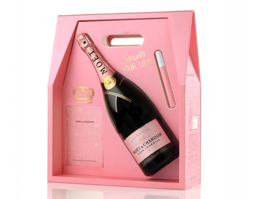 Ein Toast auf die Liebe:Die Magnumflasche âMoët Rosé Impérial