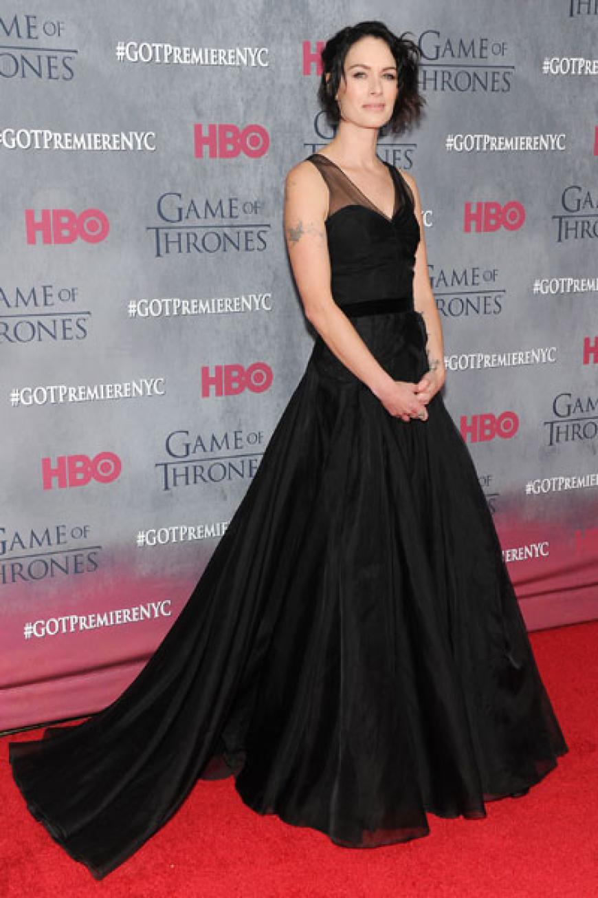 Oh du Schöne! Lena Headey, die böse Königin Cersei, durfte natürlich auch nicht fehlen und sah wie immer absolut hervorragend aus